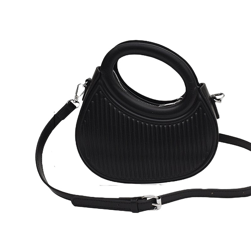 Refined Crossbody Bag in PU Leather