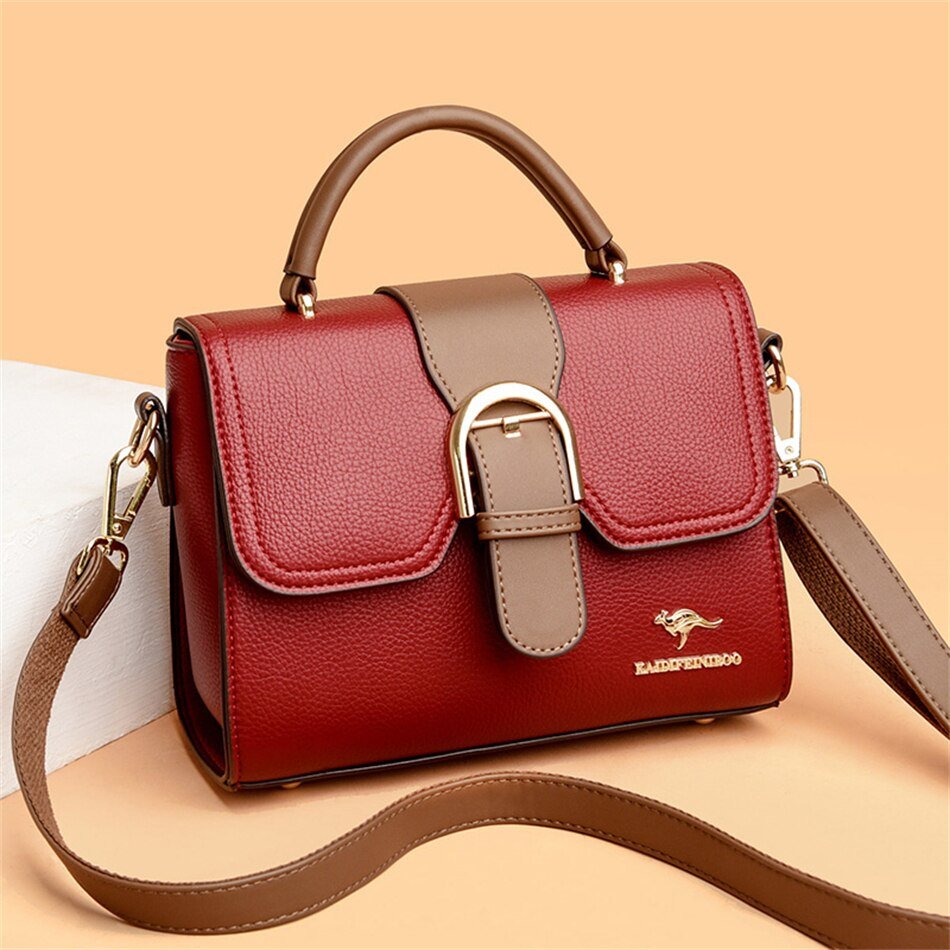 Sculpted Leather Phone Bag