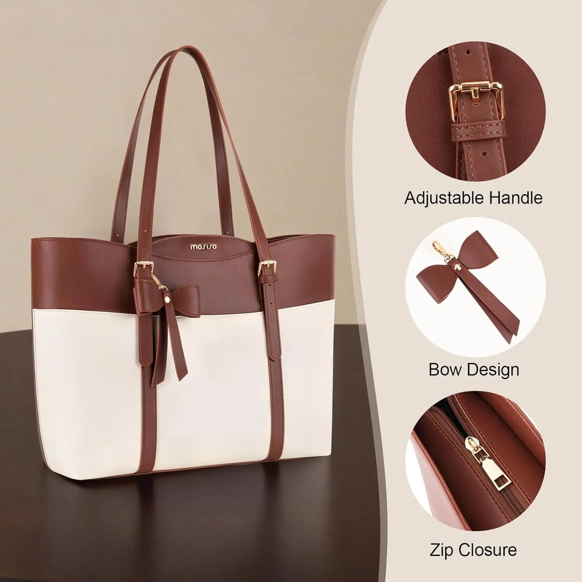 Mini PU Leather Tote Bag
