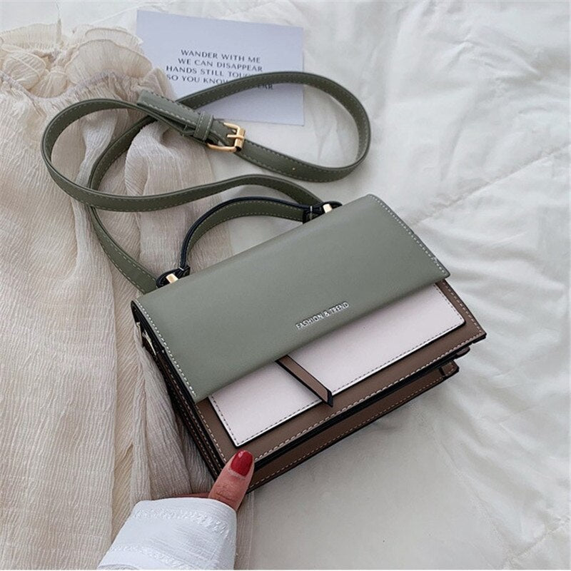 Modern Leather Tote Bag