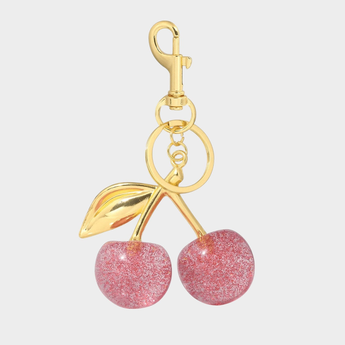Cherry Metal Bag Charm