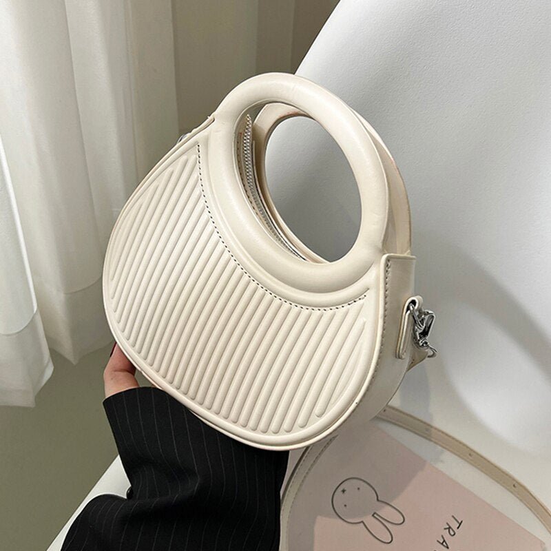 Refined Crossbody Bag in PU Leather