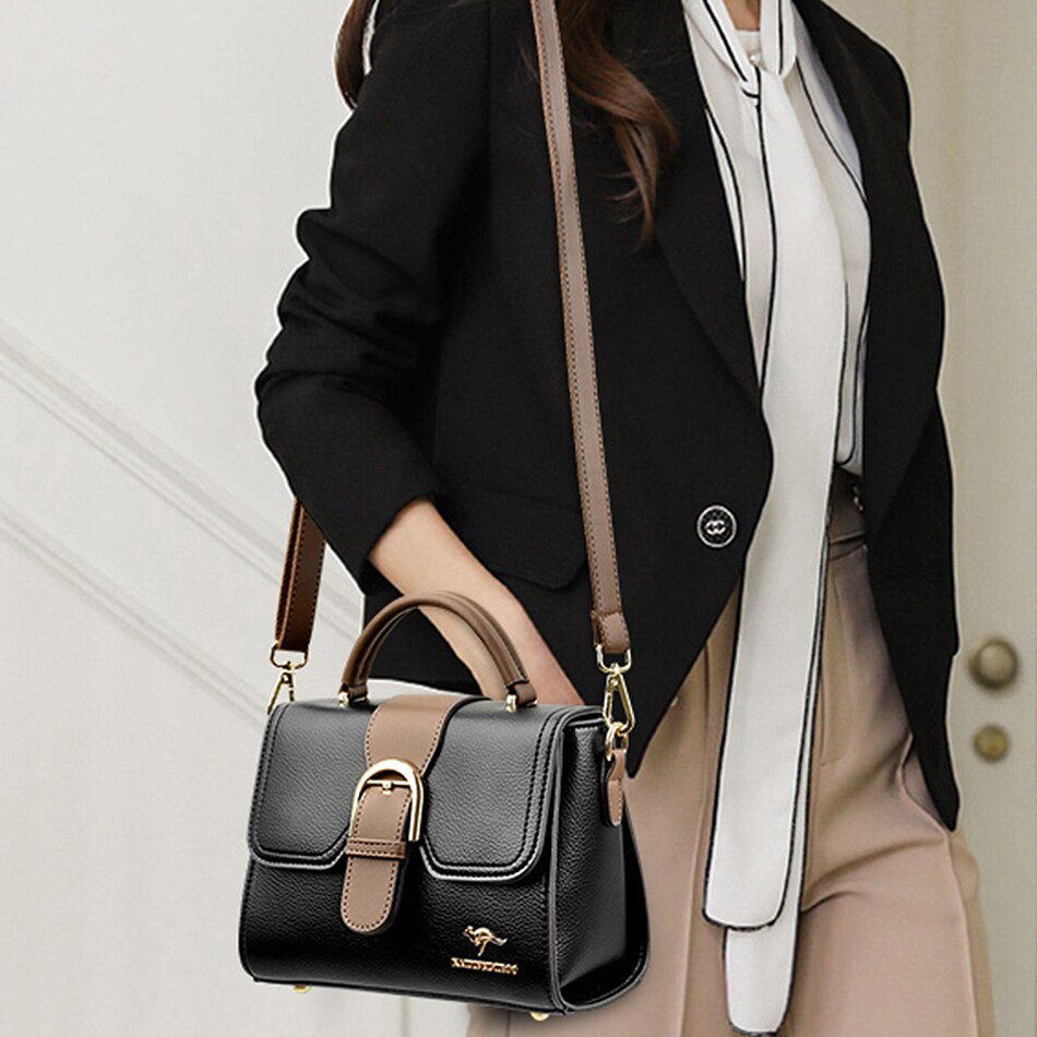 Sculpted Leather Phone Bag