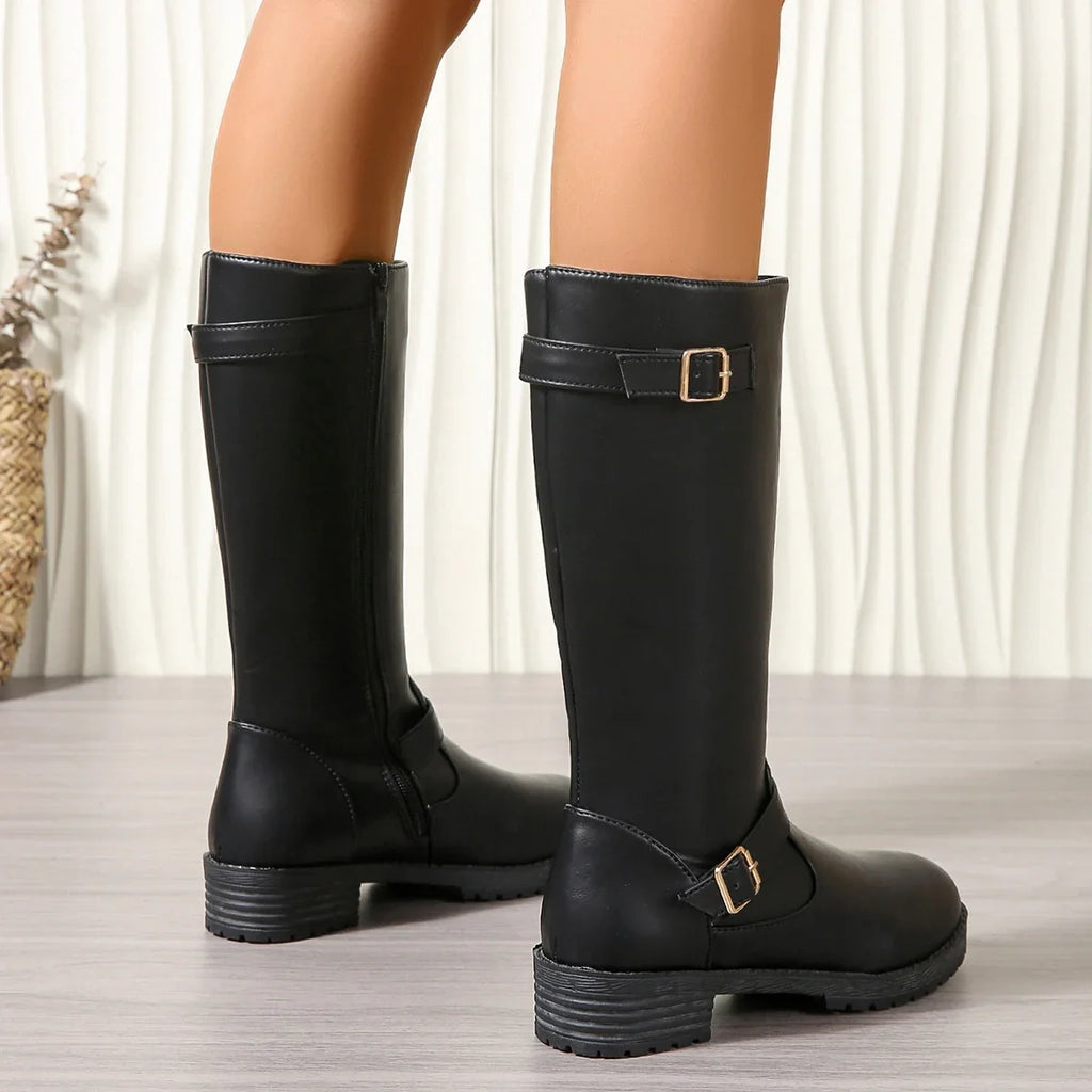Timeless Undine Mid-Calf Leather Boots