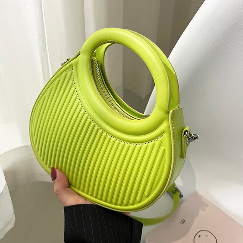Refined Crossbody Bag in PU Leather