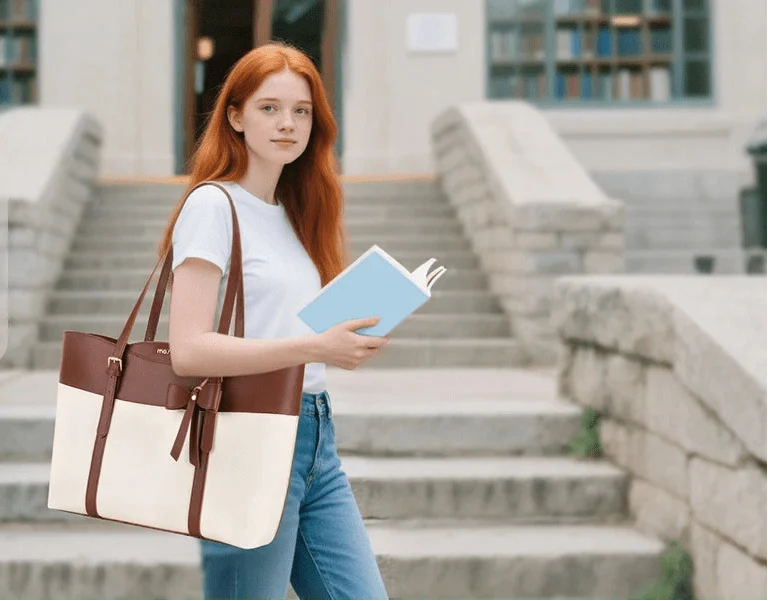 Mini PU Leather Tote Bag