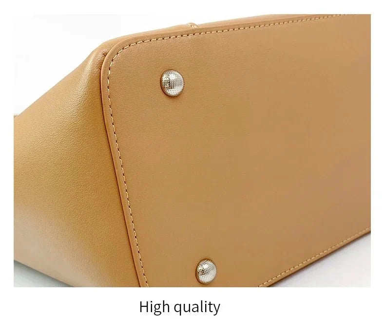 Mini Genuine Leather Tote Bag