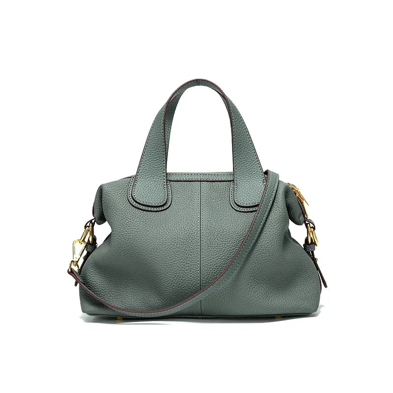 Understated Small Leather Shoulder Bag