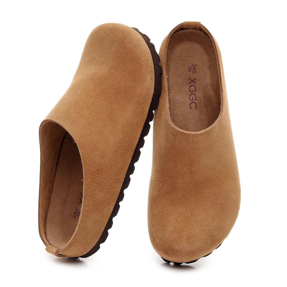The Everyday Suede Cork-Sole Mules