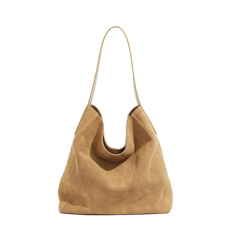 Effortless Verity Suede Shoulder Bag