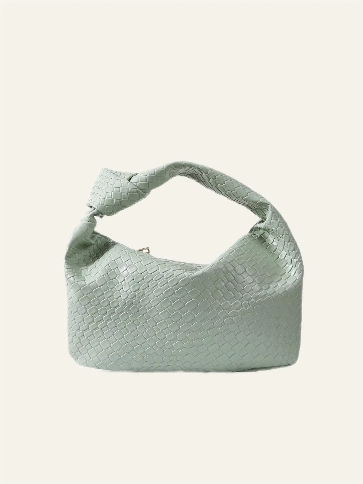 Woven PU Leather Handbag