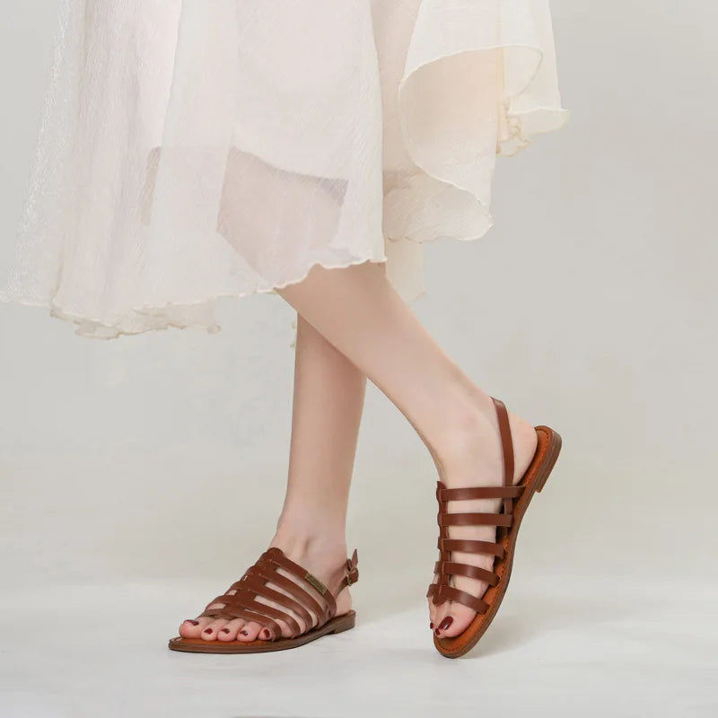 Statement Leather Gladiator Sandals