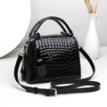 Genuine Leather Messenger Bag with Statement Detail