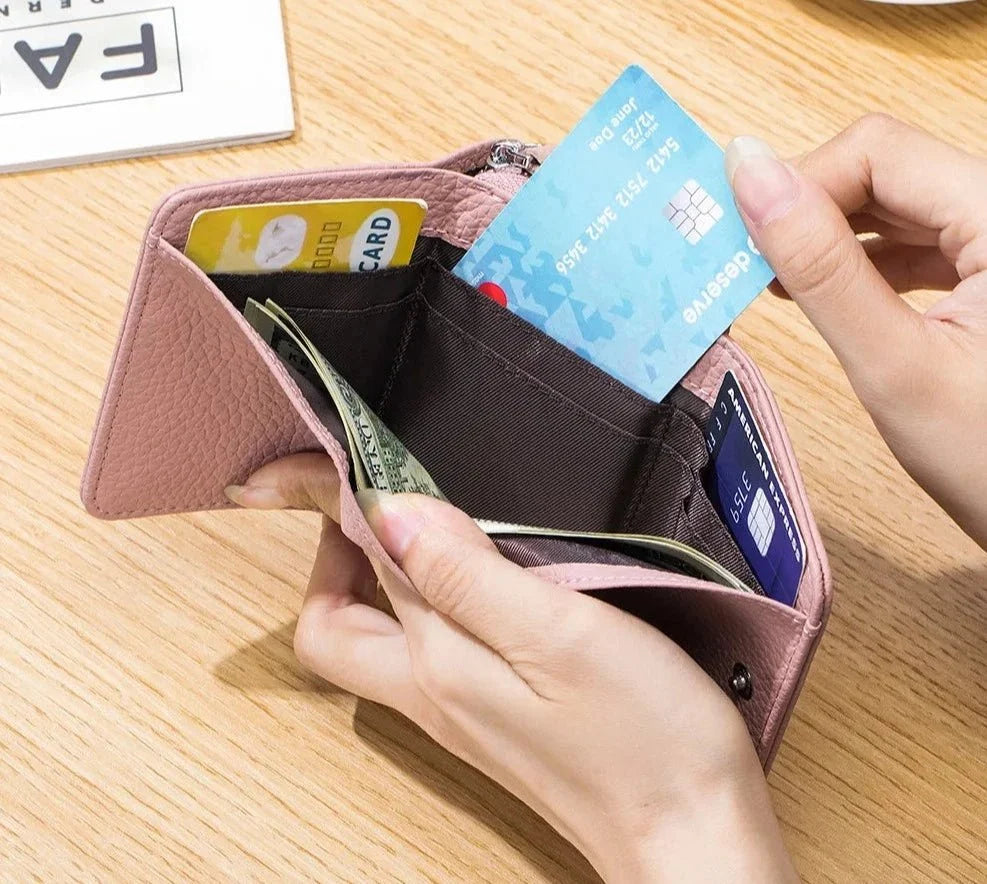 Genuine Leather Wallet with Practical Detail