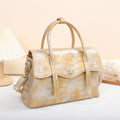 Statement Crossbody Bag in Genuine Leather