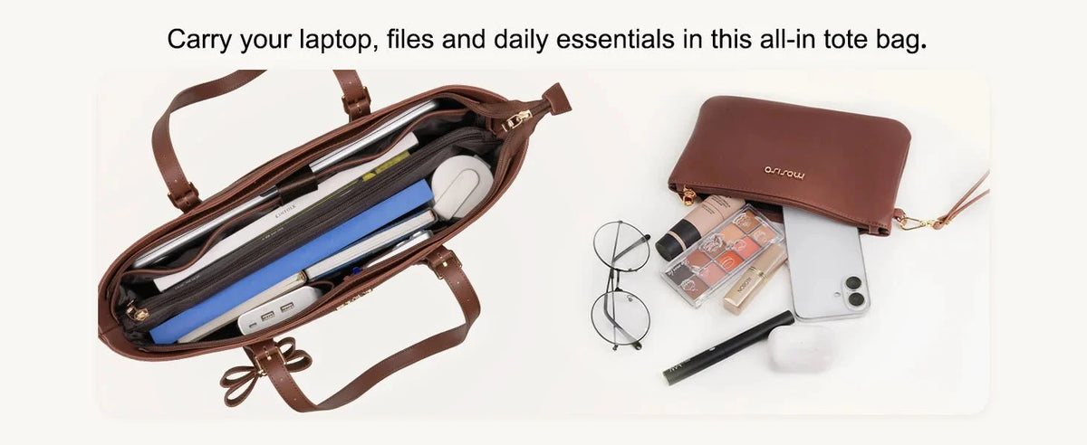 Mini PU Leather Tote Bag