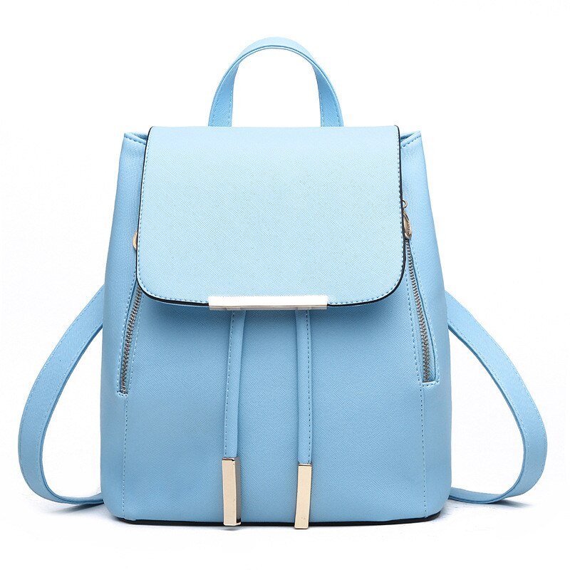 PU Leather Backpack with Everyday Detail