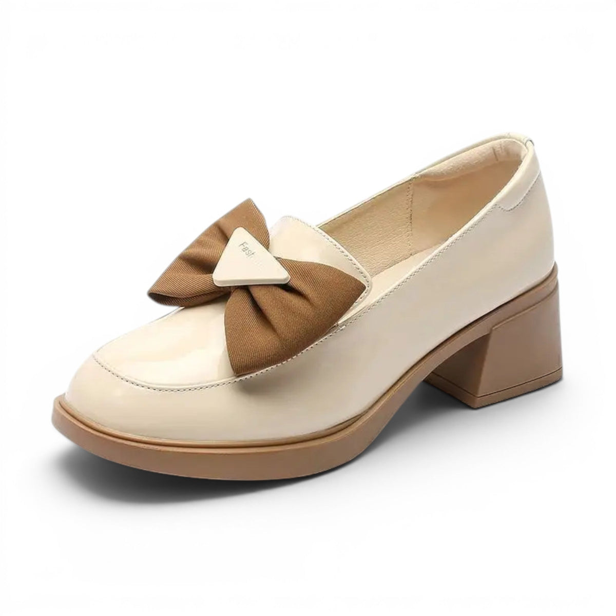 Signature Patent Loafers with Elegant Knot Detail