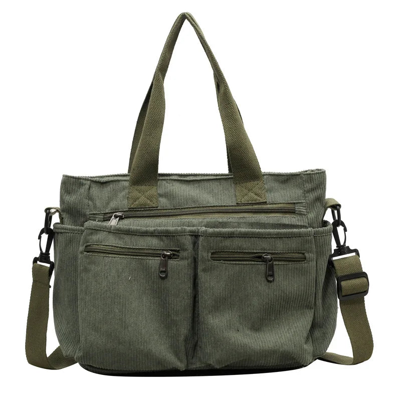 Statement Sunniva Corduroy Velvet Crossbody