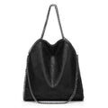 Modern Yolanda Leather Crossbody with Chain Strap