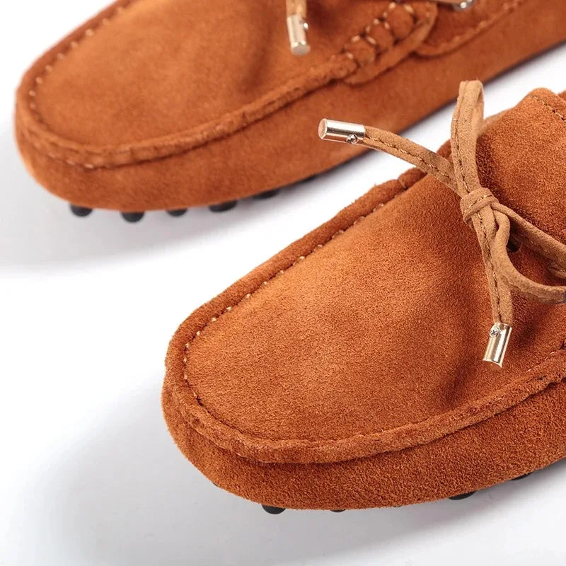 Weekend Lightweight Flat Suede Loafers