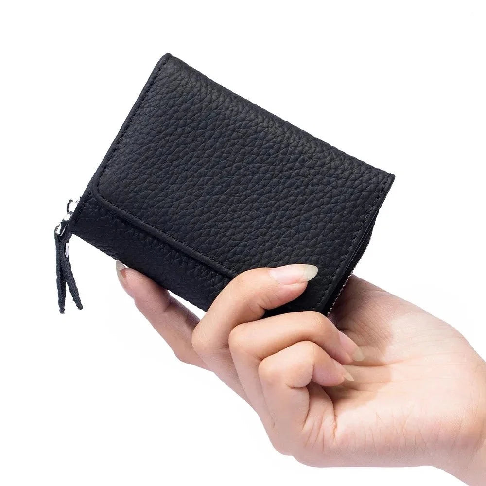 Genuine Leather Wallet with Practical Detail