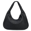 Modern Woven Leather Shoulder Bag