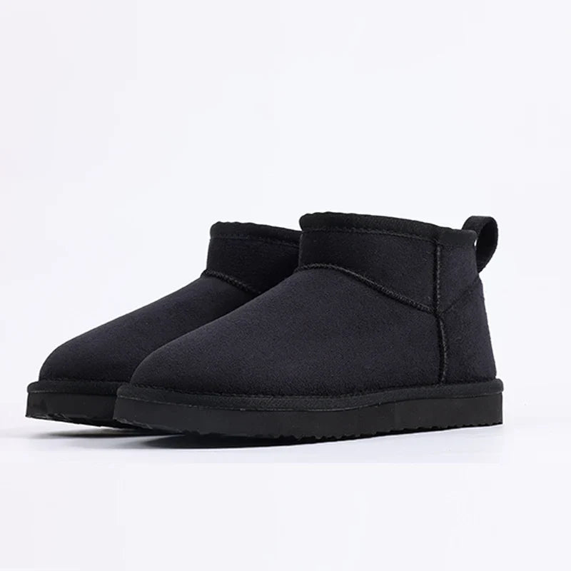 Sleek Slim Shearling-Lined Boots