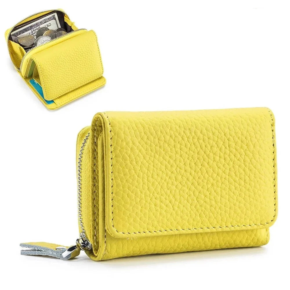Genuine Leather Wallet with Practical Detail