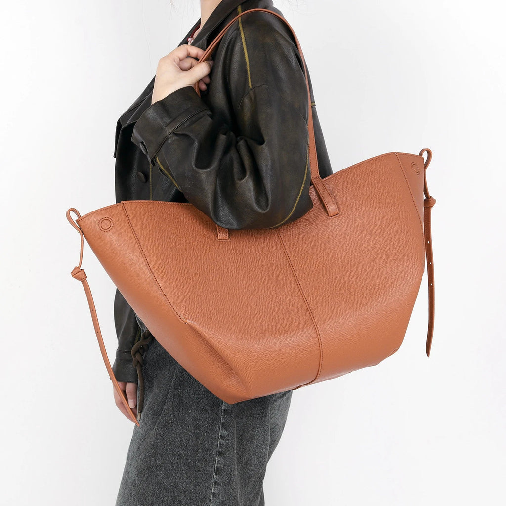 Statement Leather Tote Bag