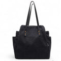 Effortless Large Fabric Shoulder Bag