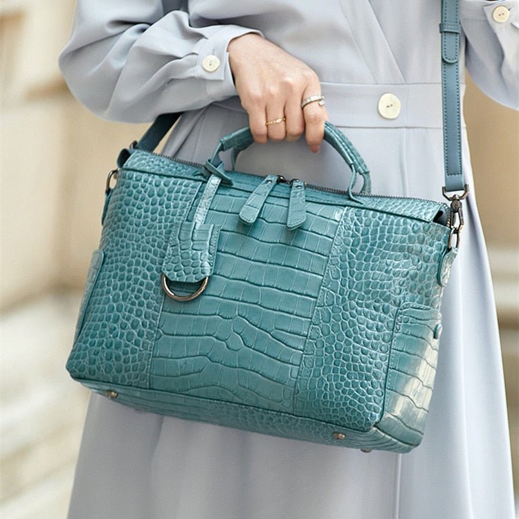Statement Genuine Leather Messenger Bag