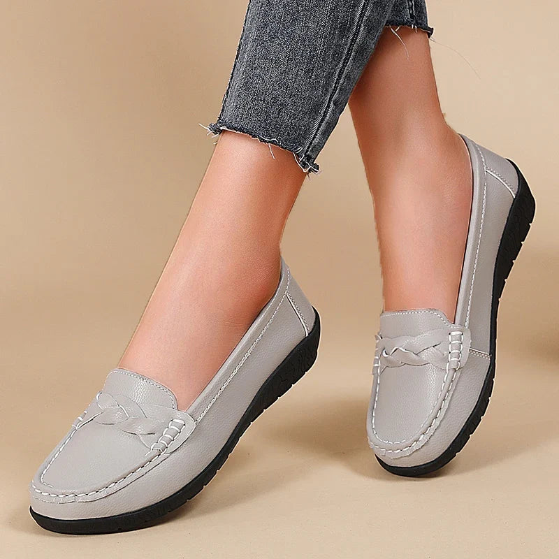 Understated Soft Leather Loafers