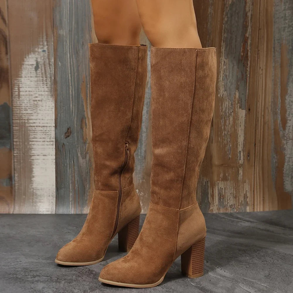 Understated Tall Suede Boots