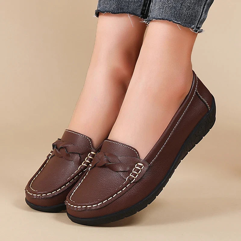 Understated Soft Leather Loafers
