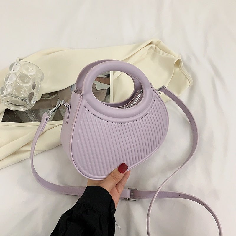 Refined Crossbody Bag in PU Leather