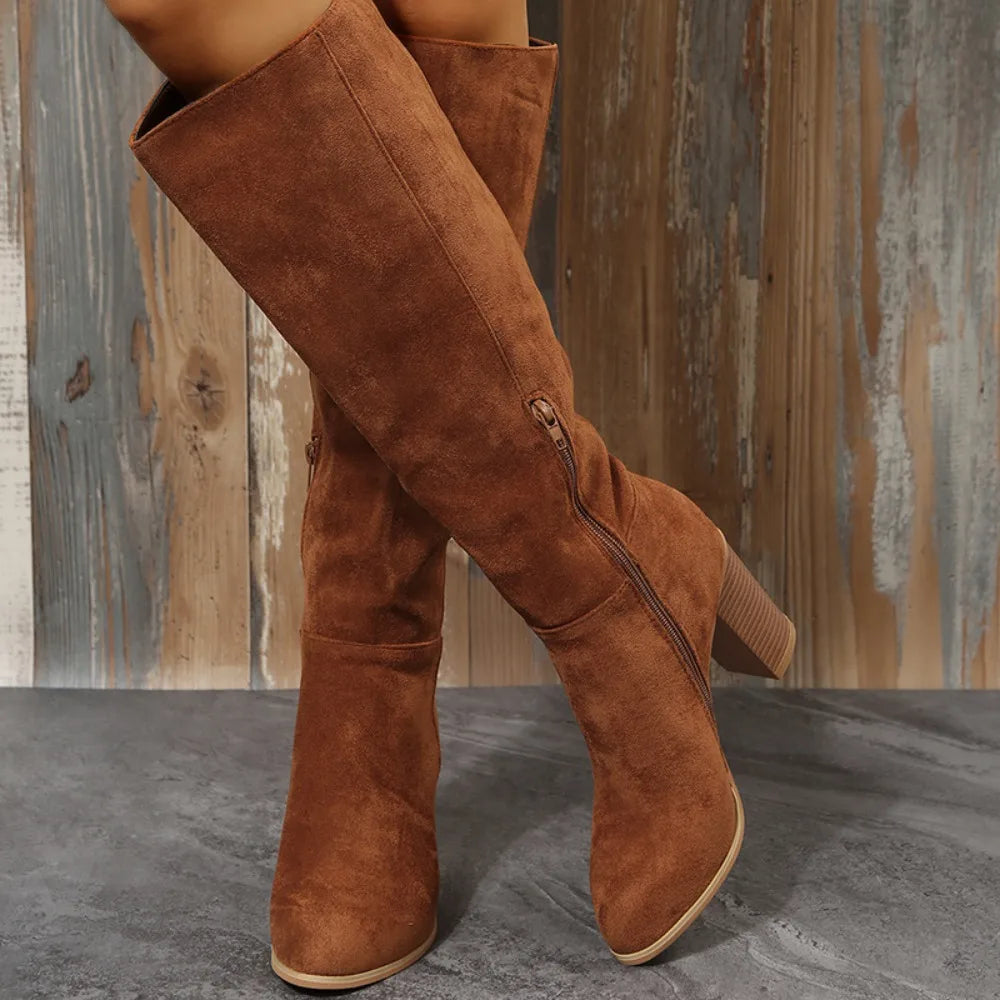 Understated Tall Suede Boots