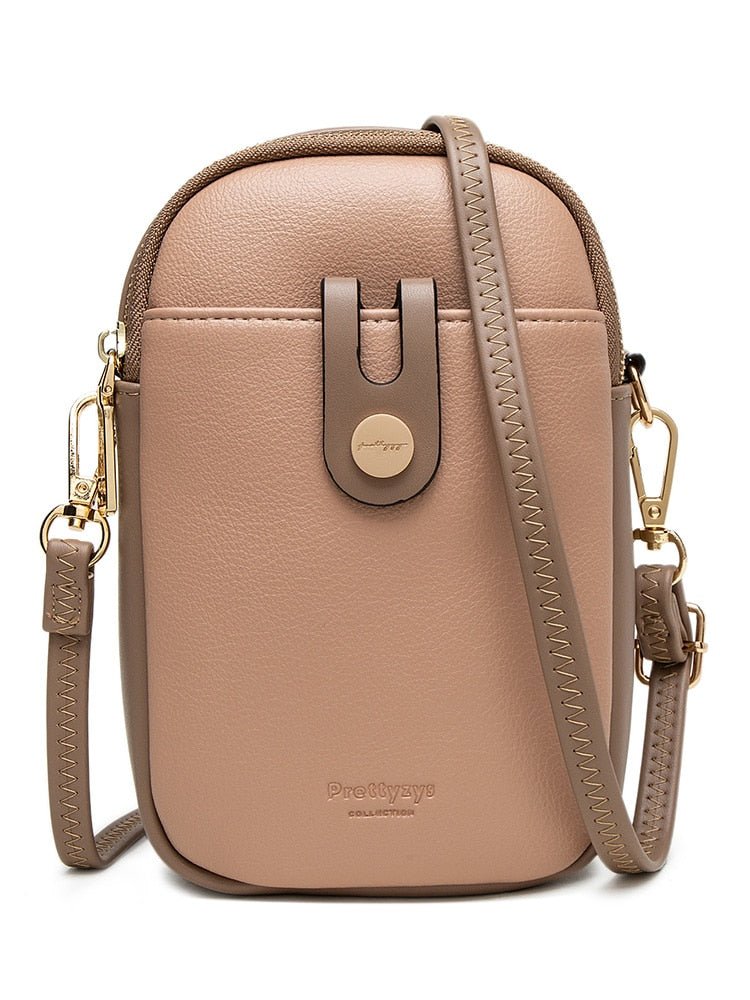 Mini PU Leather Crossbody Bag