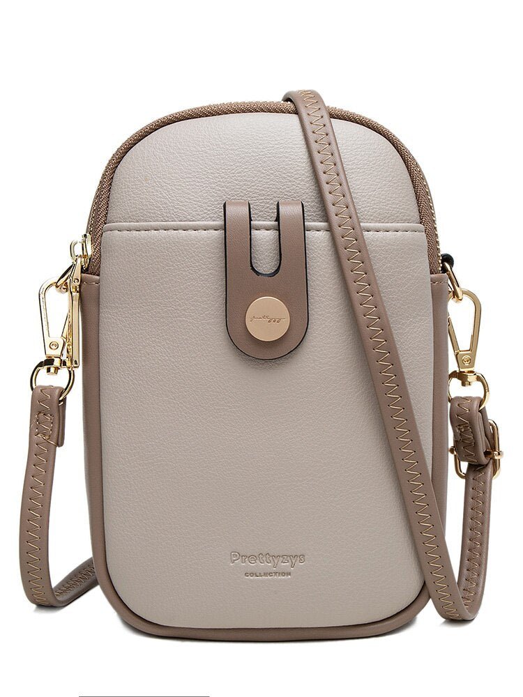 Mini PU Leather Crossbody Bag