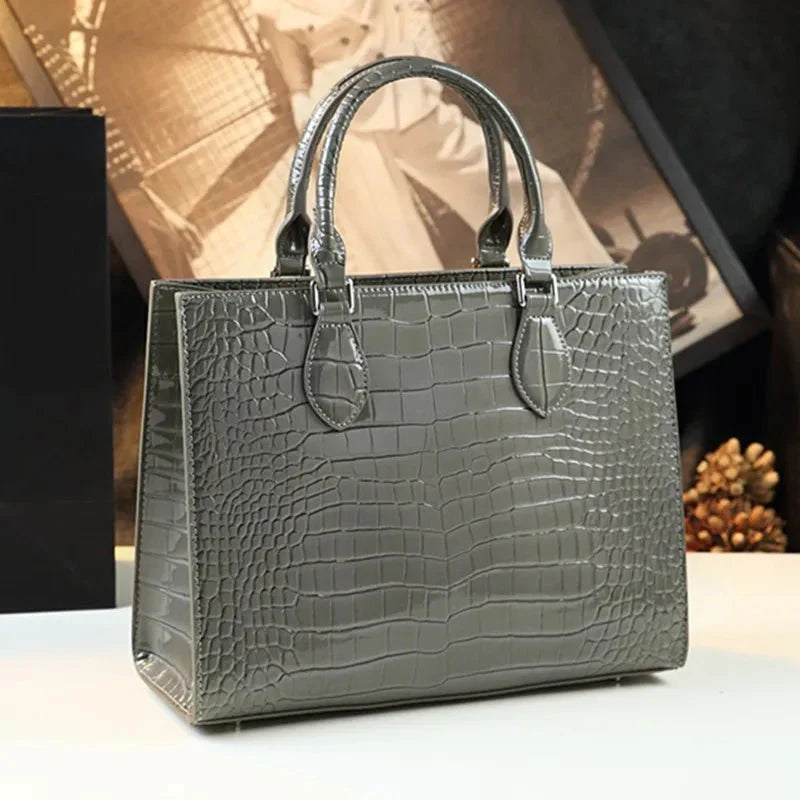 Refined Genuine Leather Phone Bag