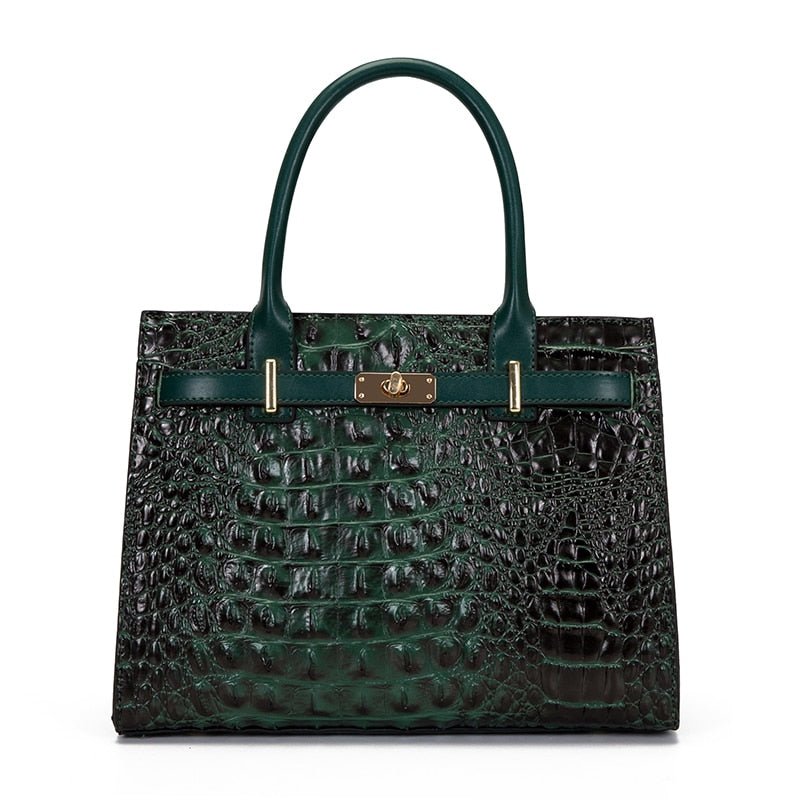 PU Leather Phone Bag with Croc-Effect Detail