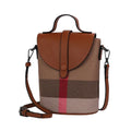 Lattice Genuine Leather Crossbody Bag