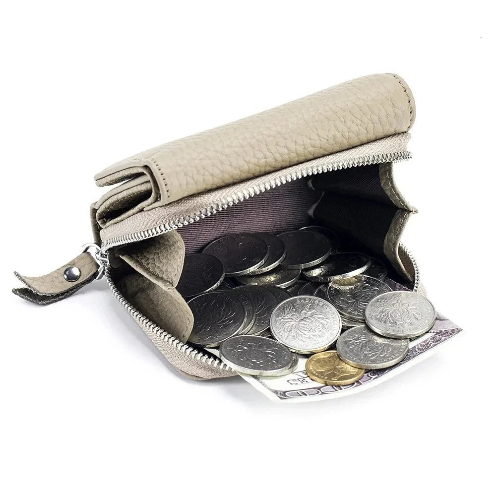 Genuine Leather Wallet with Practical Detail