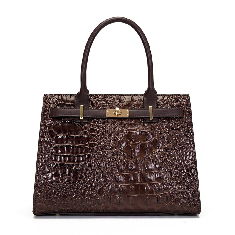 PU Leather Phone Bag with Croc-Effect Detail