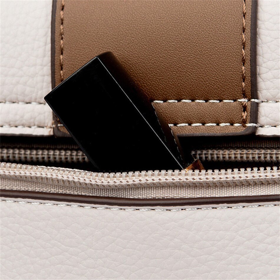 Sculpted Leather Phone Bag