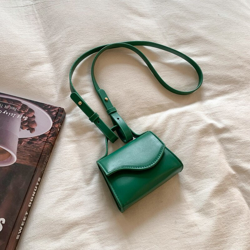 Mini Crossbody Bag in PU Leather