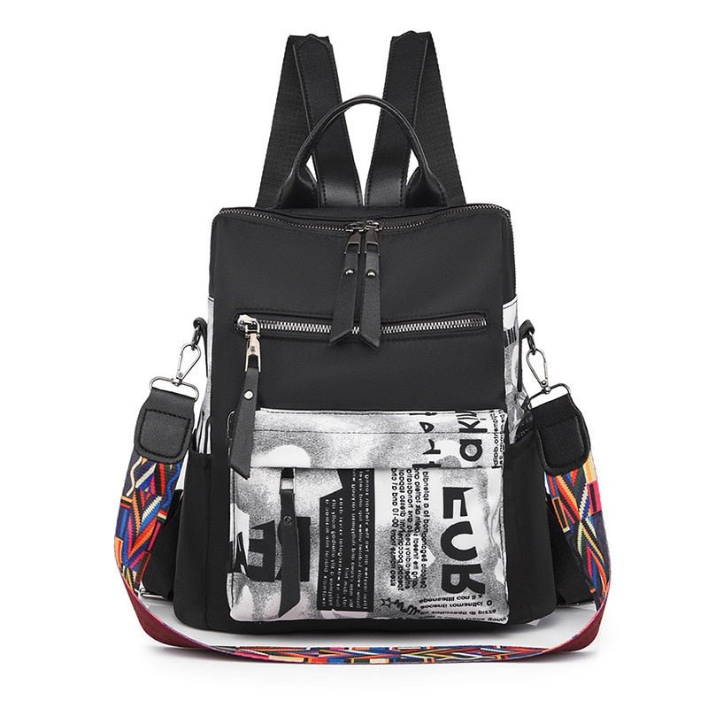 Oxford Cloth Backpack with Smart Detail