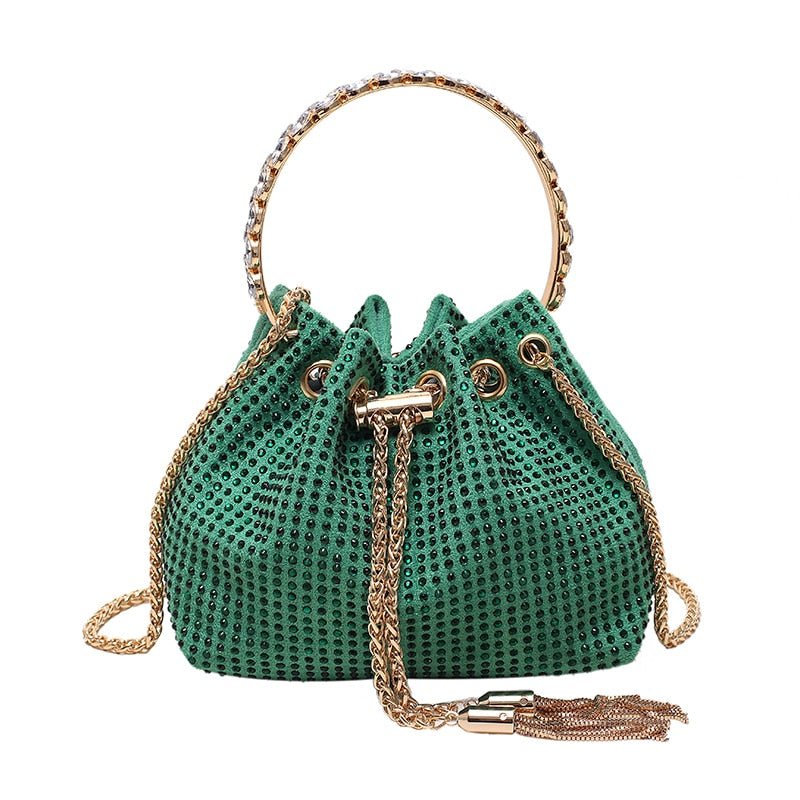 Synthetic Leather Crossbody Bag with Round Detail