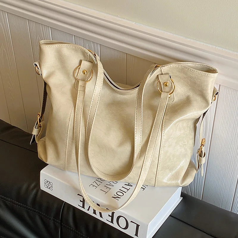 Refined Large Shoulder Bag