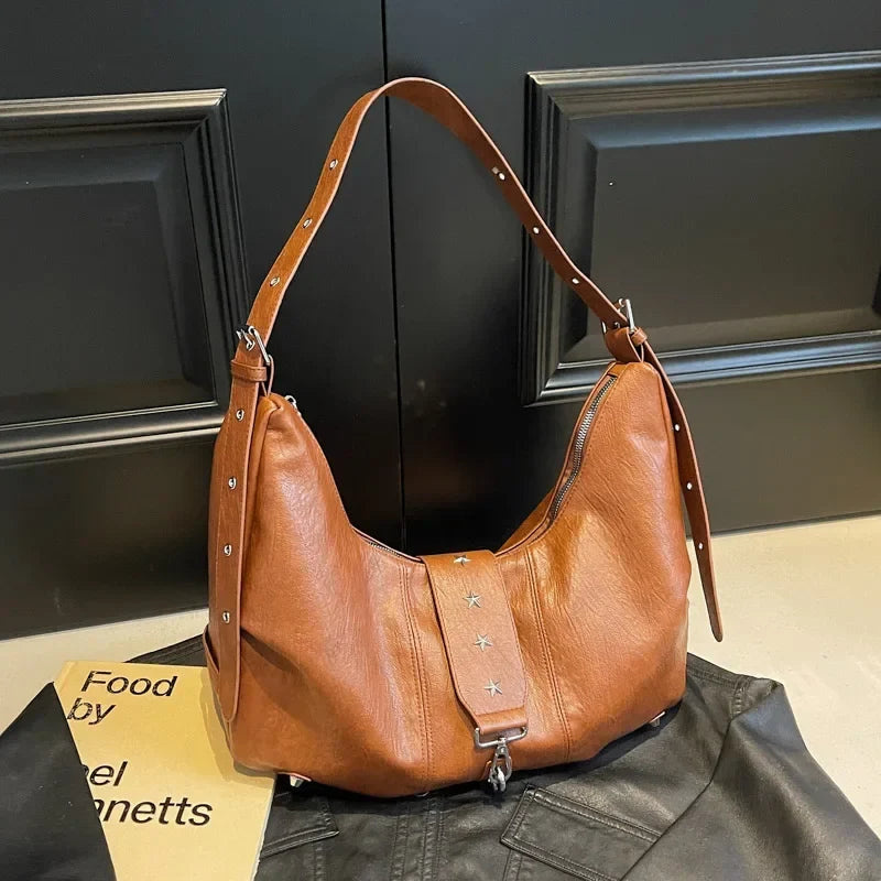 City-Ready Leather Messenger Bag